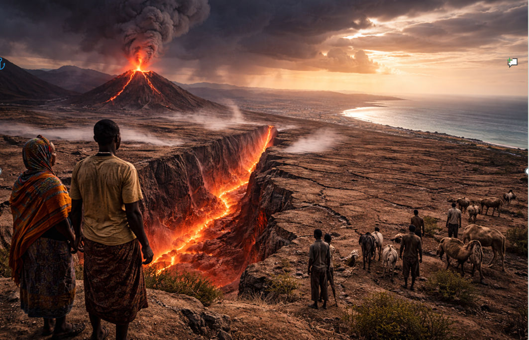 When the ground splits and the sea rises