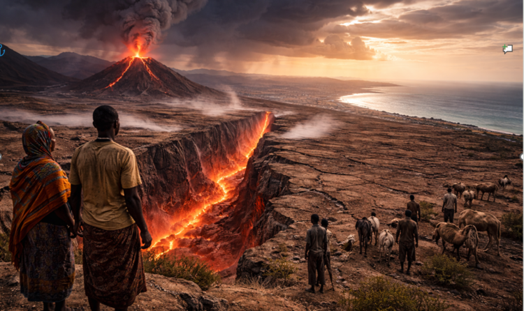 When the ground splits and the sea rises